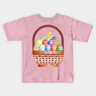 Basket Chick Kids T-Shirt